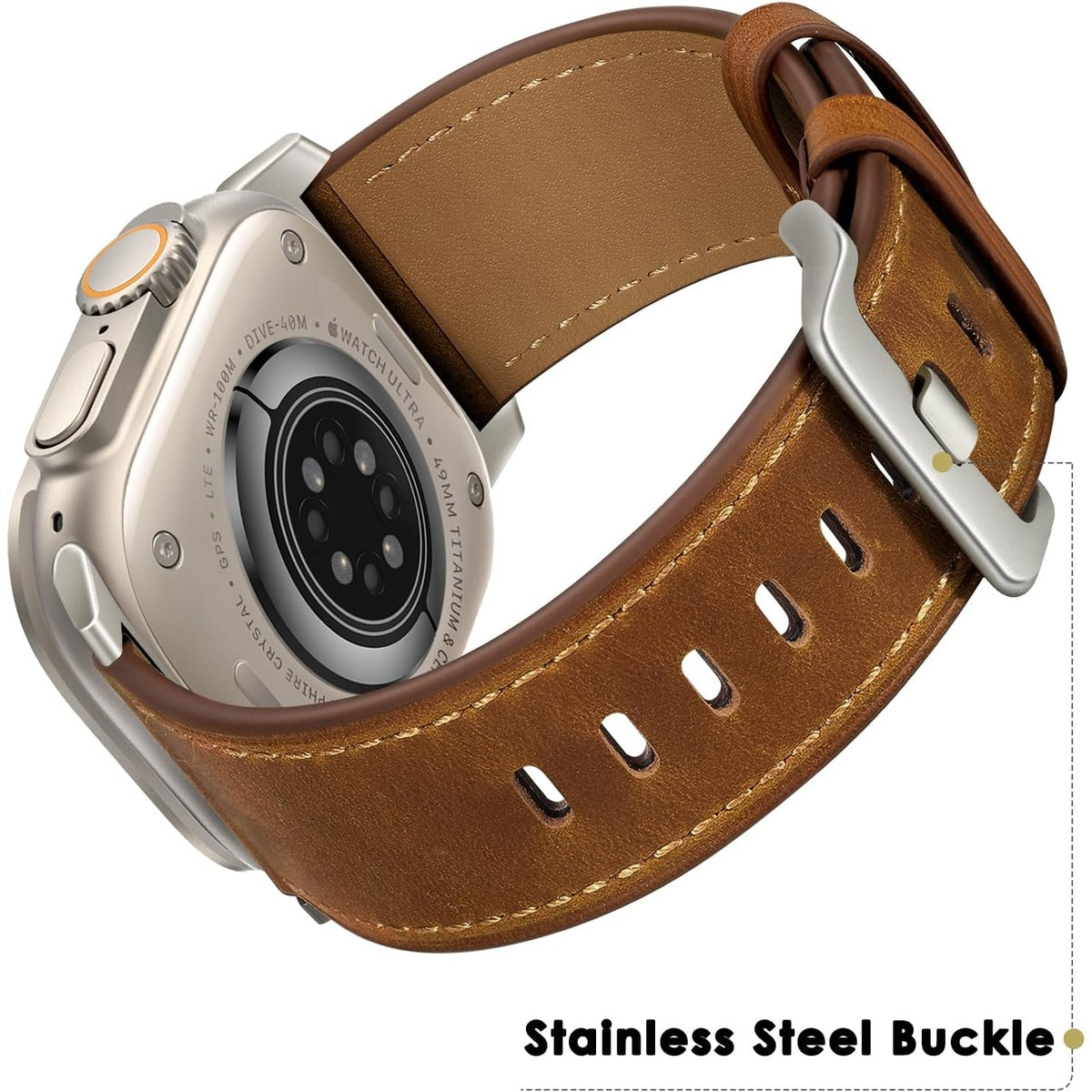 Lubur Apple Watch Leather Band "Madrid"