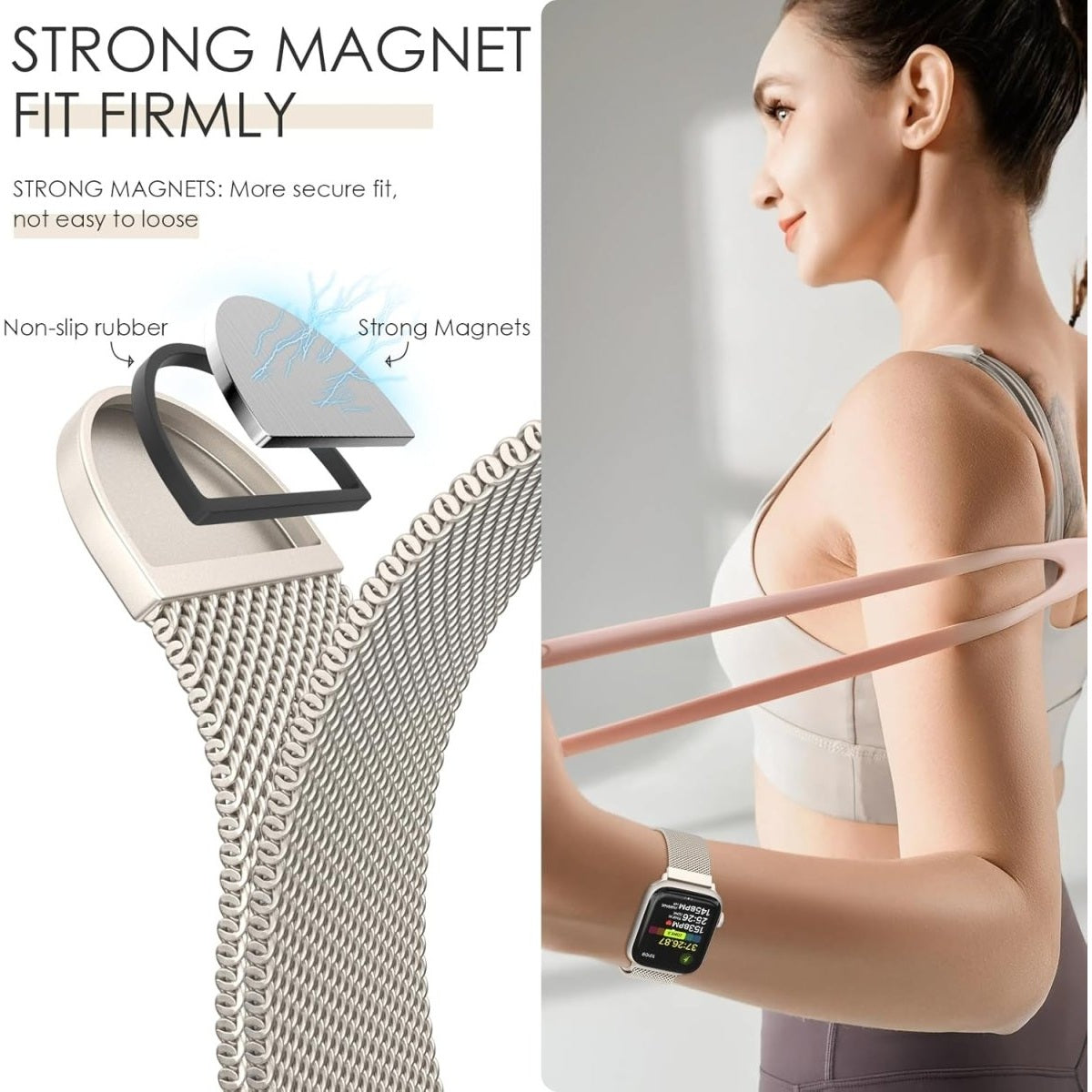 Lubur Milanese Apple Watch Band "Milan" - lubur - shop