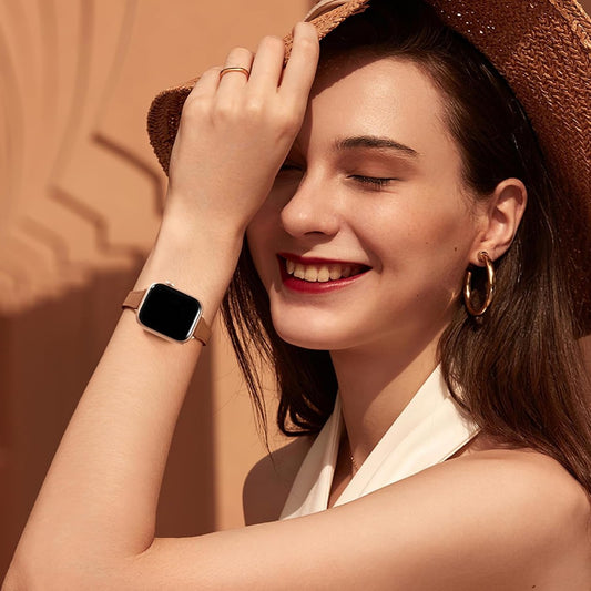 Lubur Apple Watch Slim Leather Band "Paris"
