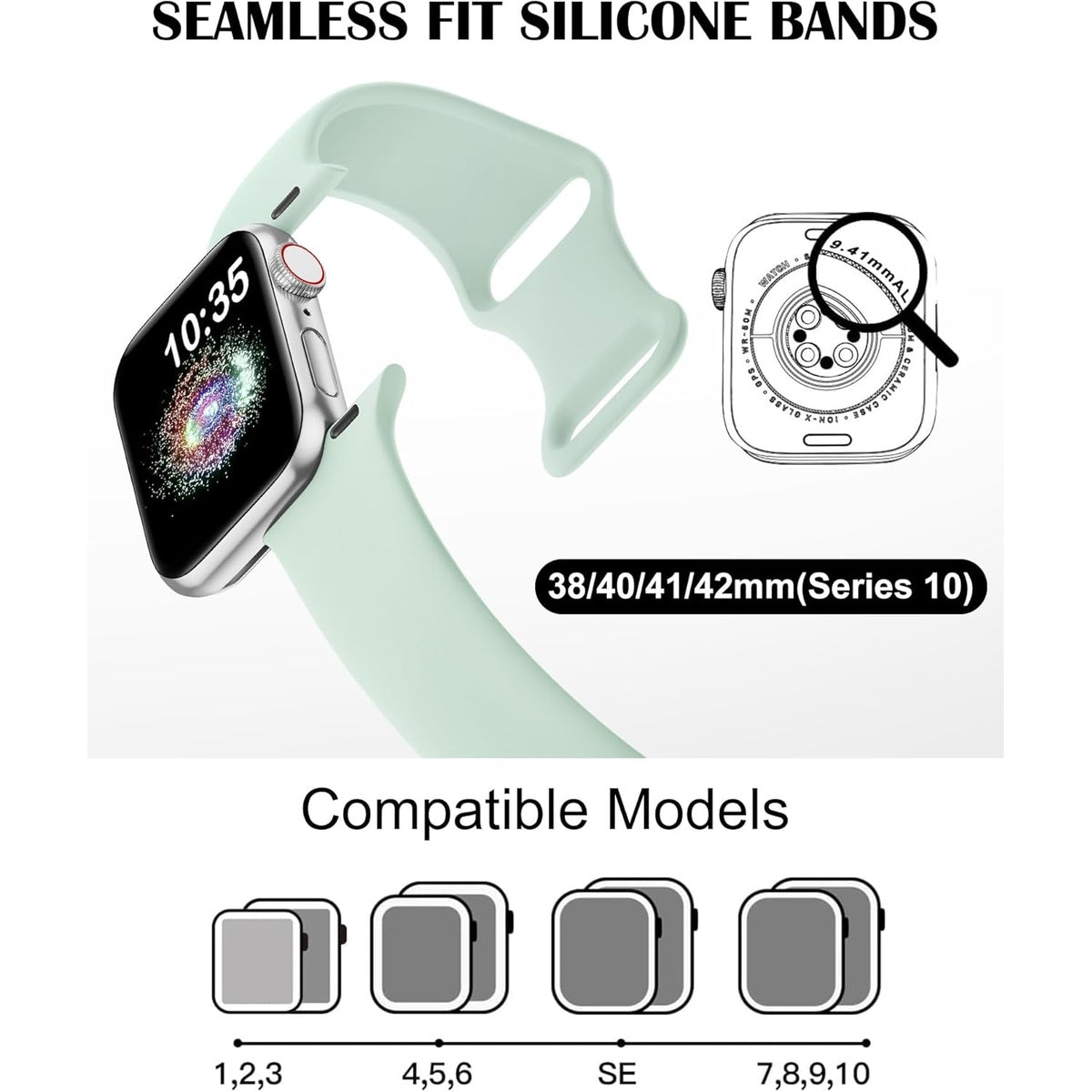 Lubur Apple Watch Silicone Sport Band "Perth"