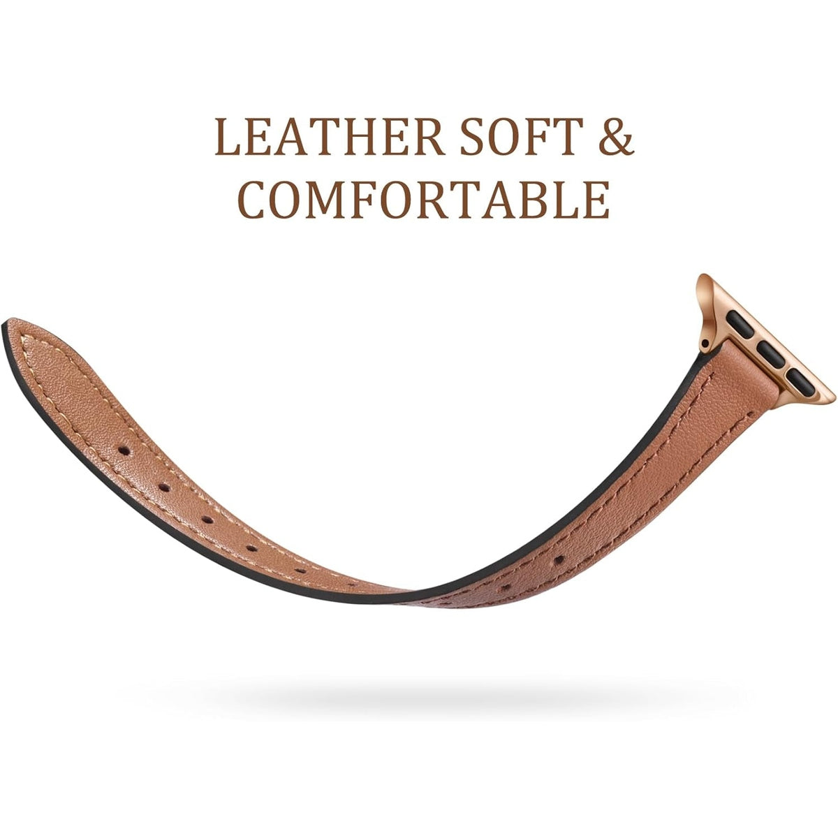 Lubur Apple Watch Slim Leather Band "Paris"